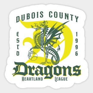 Dubois County Dragons Sticker